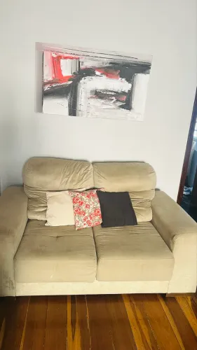 Sofá retrátil 2 lugares 