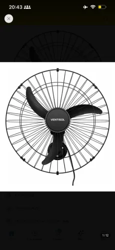 2 Ventilador de parede