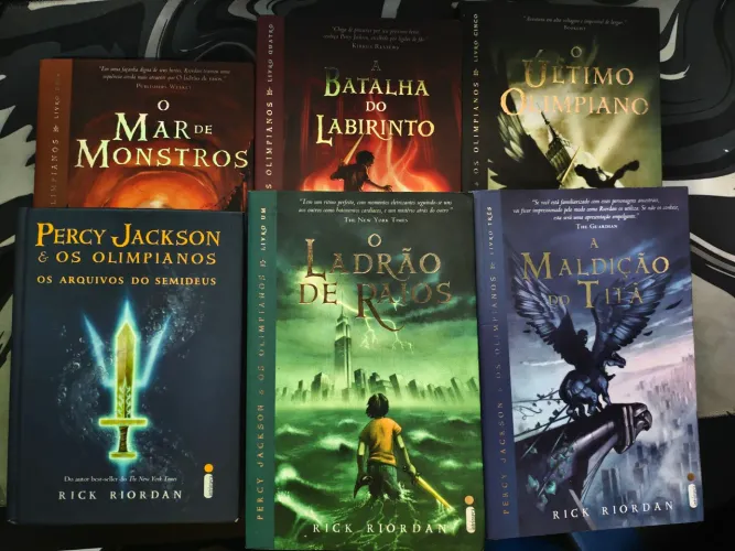 Coleção Percy Jackson e os Olimpianos + Os Arquivos do Semideus