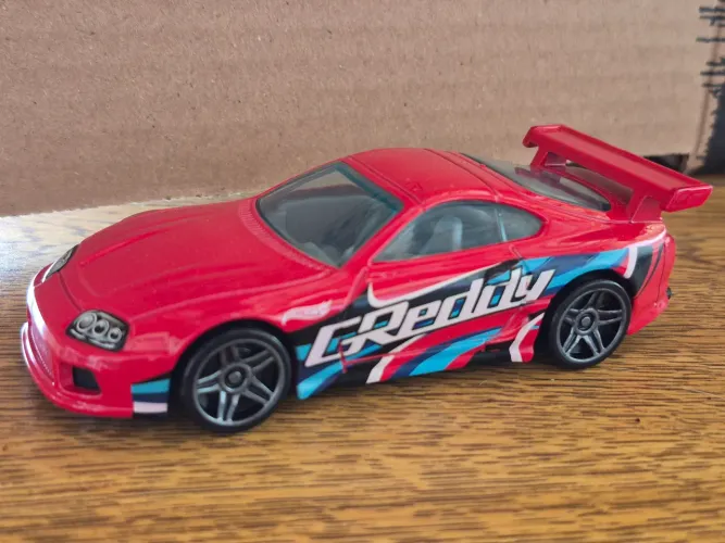 Hot Wheels Loose - Toyota Supra '94 Red Livery GReddy 1:43