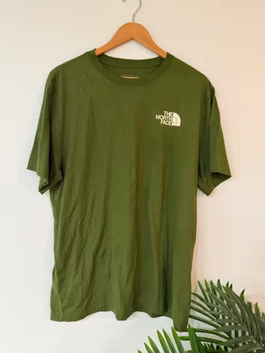 Camiseta importada The North Face - verde escuro - tamanho americano L