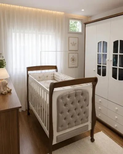 Berço 100% MDF 3 em 1