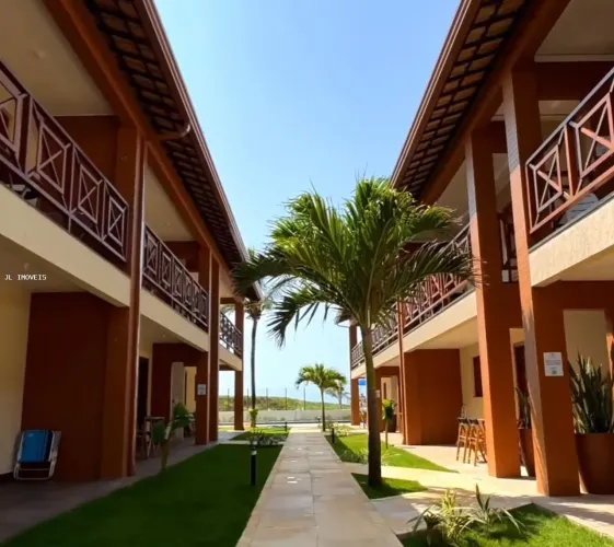 Apartamento para Venda em Nísia Floresta, Praia Barra de Tabatinga, 2 dormitórios, 1 suíte