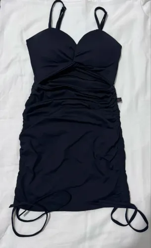 Vestido Preto Poliamida