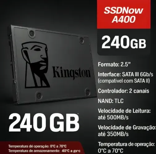 HD Ssd Kingston 240GB
