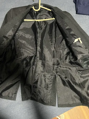 Blazer cinza escuro