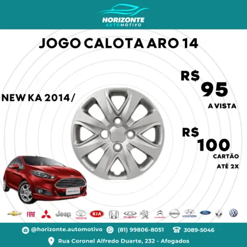 Jogo calota aro 14 new ka 2014/