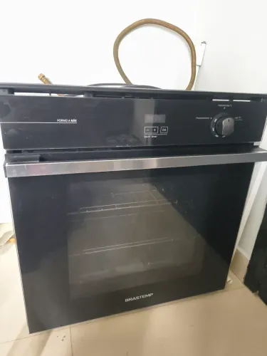 Forno a Gás de Embutir Brastemp 220V Preto BOA84AERNA