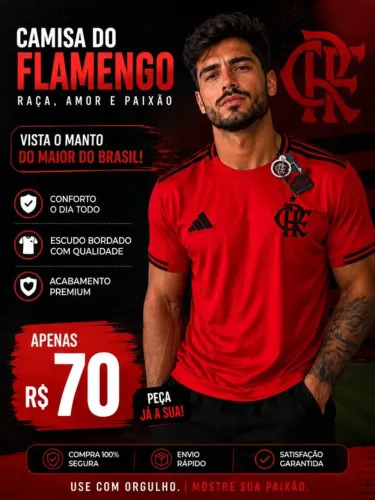 CAMISA DO FLAMENGO ? DRI-FIT!