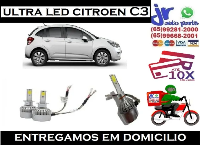 Lampada Ultra LED (Alta) Citroen C3 6000K 12V 24V