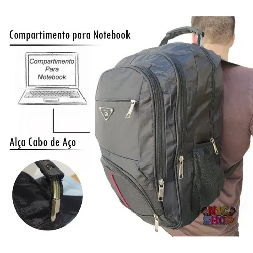 Mochila Masculina Feminina Impermeável Reforçada Premium Grande XG