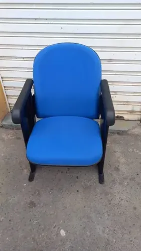 Cadeira recepção azul