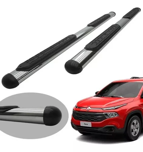 Kit Estribo Lateral Cromado Fiat Toro Original