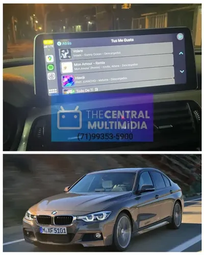 Central Multimídia Android Bmw 320i Carplay F30 2013-2018