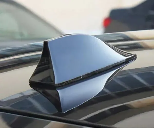 Antena Shark Tubarão Receptiva Am/fm - Preto - Fácil instalação