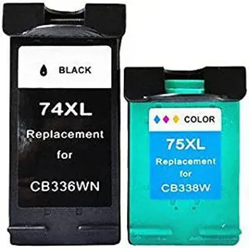 Cartuchos de tinta para impressora HP 74XL e 75XL Compatível R$ 99,00 cada cor
