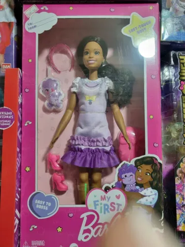 Boneca Barbie My First - Soft-Touch Body - Nova