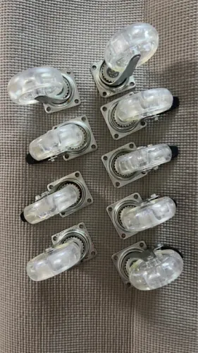 Rodízio silicone que aguenta peso
