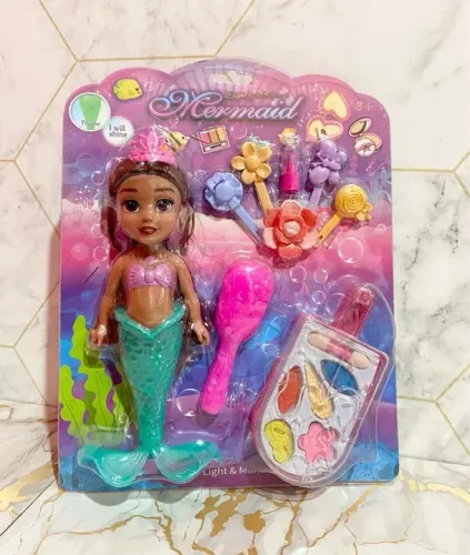 Boneca Sereia com Acessórios - Brinquedo Infantil