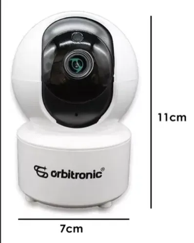 Camera Robo Ip Wifi c/ Visão Noturna e Áudio duplo