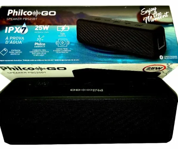 Caixa De Som Bluetooth Philco Go Pbs25bt 25w À Prova D'água