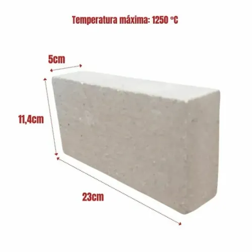 Tijolo Refratário 11.4 X 23 X 5.1