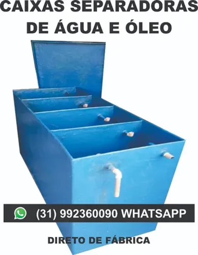 Caixas separadoras de água e óleo SAO