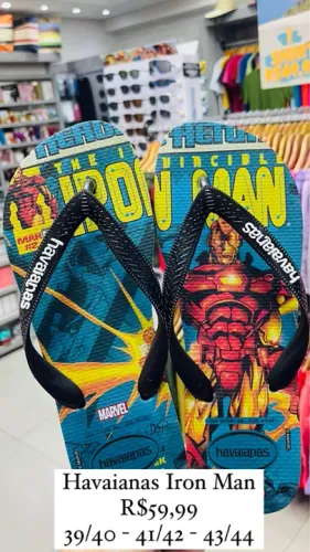 Havaianas Iron Man
