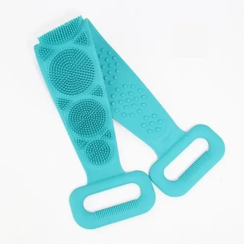 Esfoliante Corporal Banho Escova Silicone Limpeza Saude