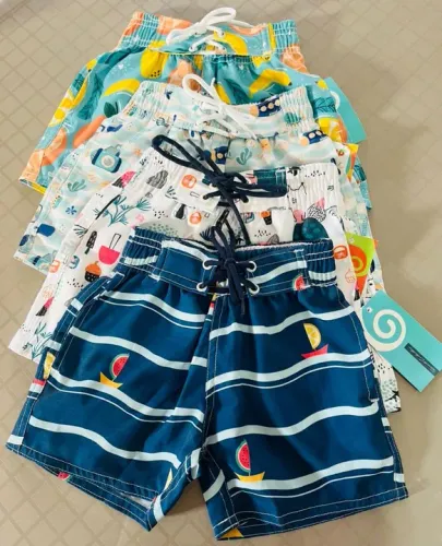 Shorts de Praia Infantil - Diversas Estampas!