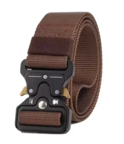 Cinto masculino tatico militar fivela de engate rapido