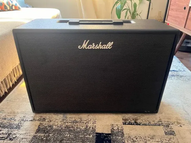 Amplificador Marshall code 100 combo 100w - 220v + footswitch + conversor 220v para 110v.
