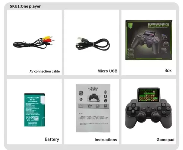 Video Game retro Portátil S10 com 510 Jogos