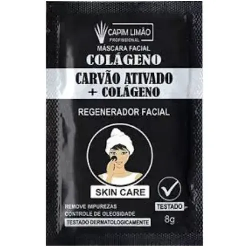 Facial Colágeno Carvão Ativado+Colágeno - Capim Limão  A mais completa linha de tratamento