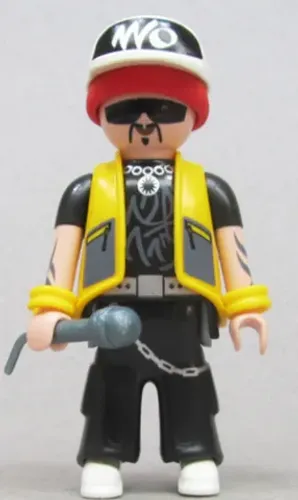 Playmobil figura da série 4 Mc do funk