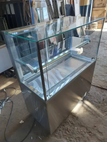 Vitrines expostiras em inox 