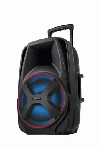CAIXA DE SOM MONDIAL 550W COM RODINHAS