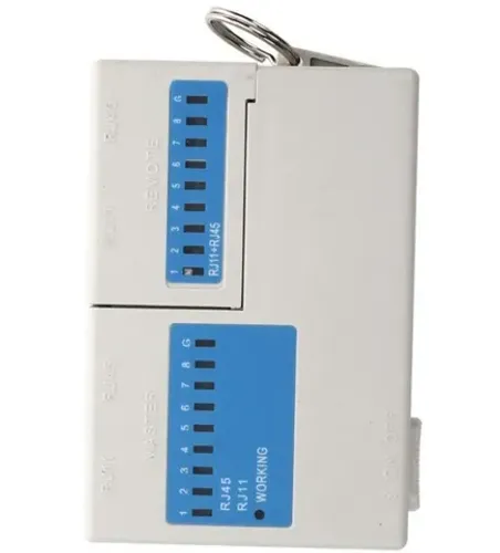 Testador Teste Crimpagem Cabo Rede Lan Telefonia Rj45 Rj11 COD-AP48 Arduino Automação Ro