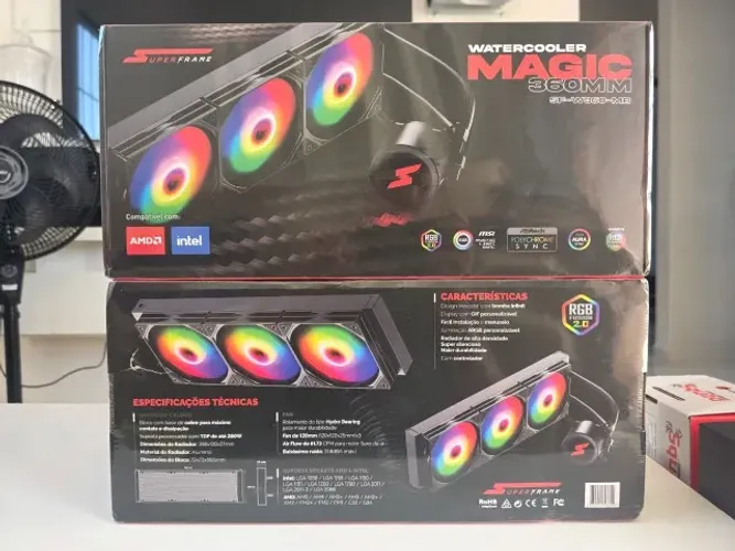 Water Cooler SuperFrame ISENGARD MAGIC 360mm com tela customizável