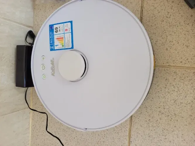 Robô Aspirador e Passa Pano KaBuM! Smart 700, Branco - KBSF006