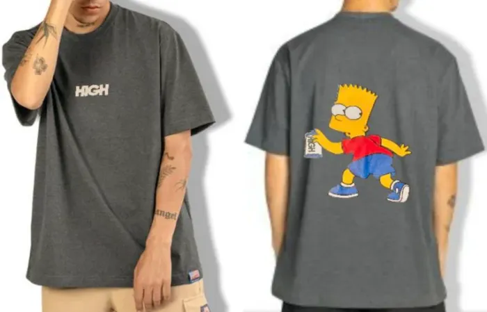 Camisa High estampa do Bart M
