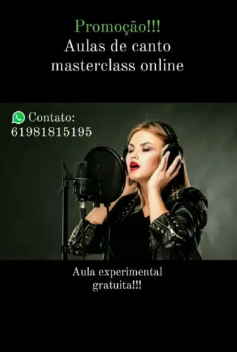 Aulas de canto popular 