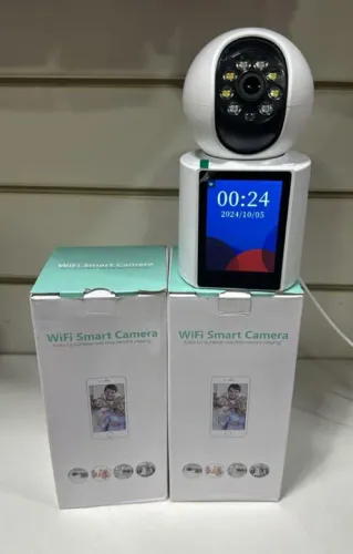 Câmera Wi-Fi Smart Babá Eletrônica com Relógio- Segurança e Monitoramento