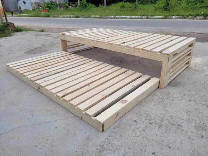 Cama Pallet Solteiro