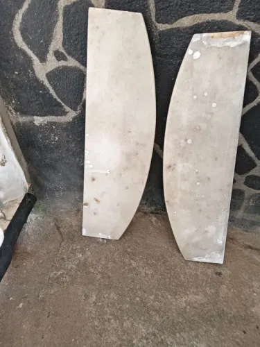2 Peças de Pedra de Mármor para Decoração