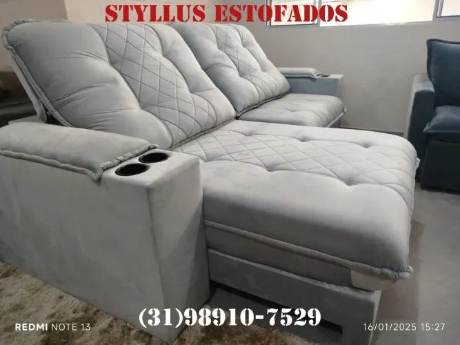 Sofá retrátil Botucatu PREMIUM 