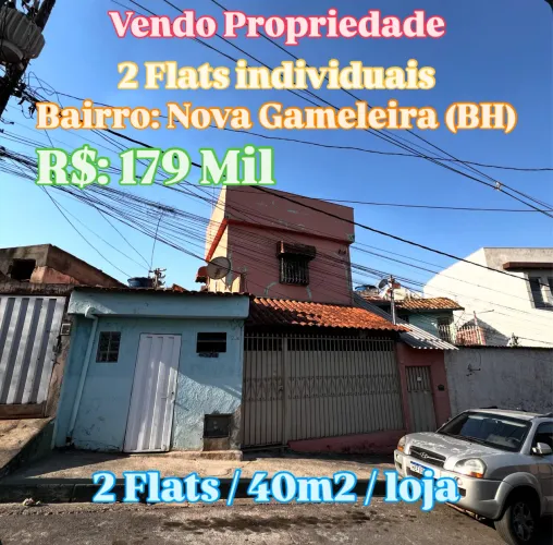 Vendo 2 Flats Bairro Nova Gameleira 