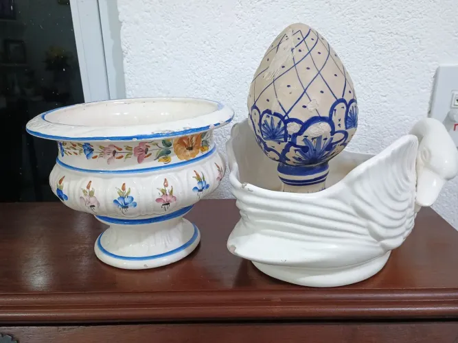 Vasos decorativos para jardim.