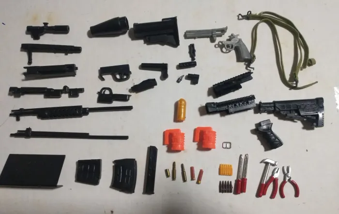 Mini peças figuras ação 1/6