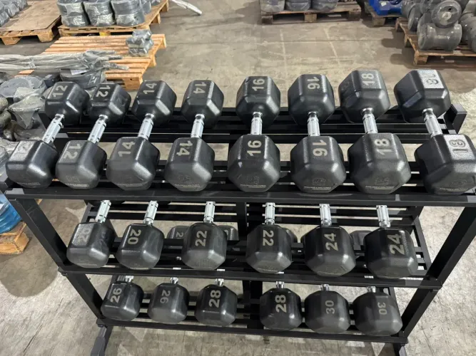 Conjunto de dumbell 12 ao 30 com suporte 